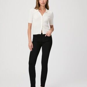 PAIGE Verdugo Ankle skinny jeans, black, sz 30